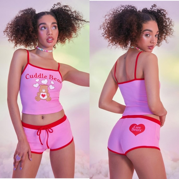 Dolls Kill Other - Dolls Kill x Care Bears | crop tank & short set